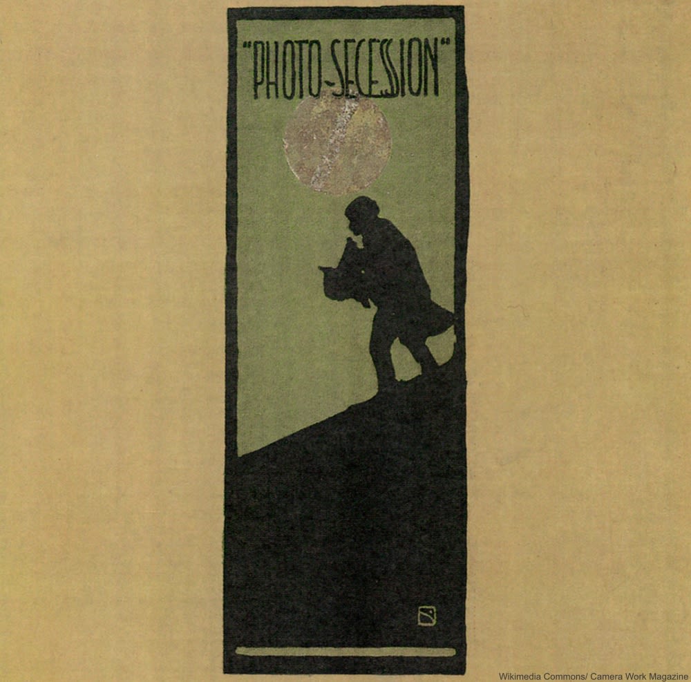 Photo Secession gallery show ad in Camera Work Magazine
