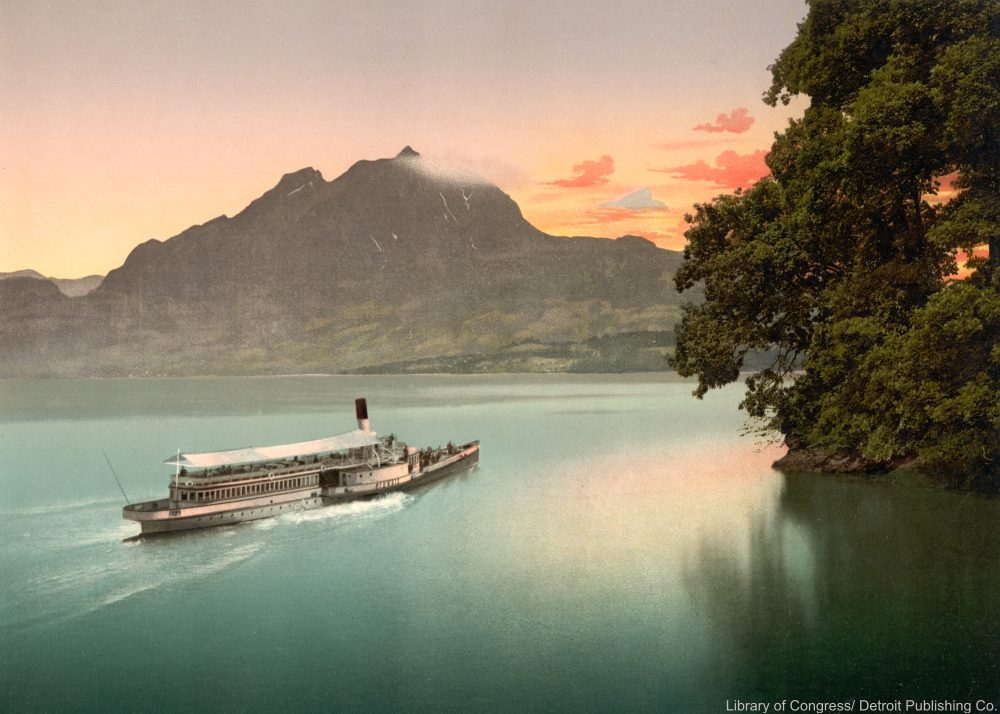 Photochrom tinted print, circa 1900.