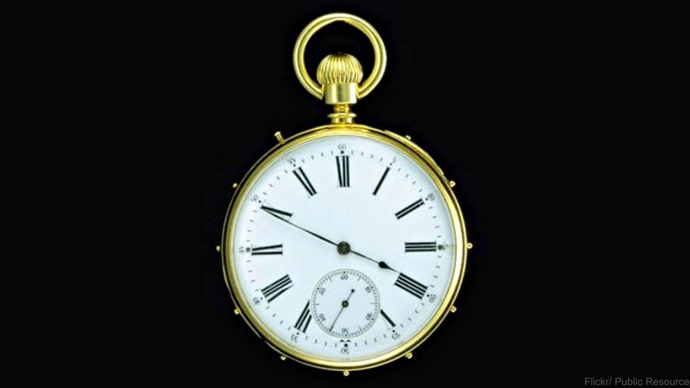 pocket watch - always be on time - manners we miss