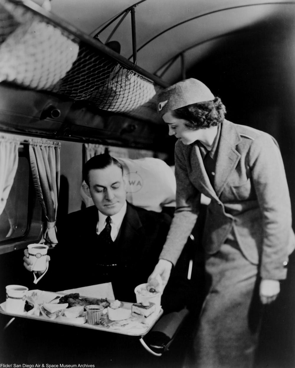 TWA stewardess- how we used to travel