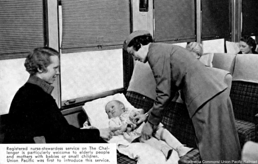 Challenger train nurse, 1930s.