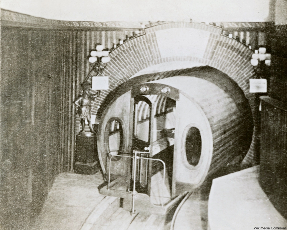 NYC's first subway in 1869