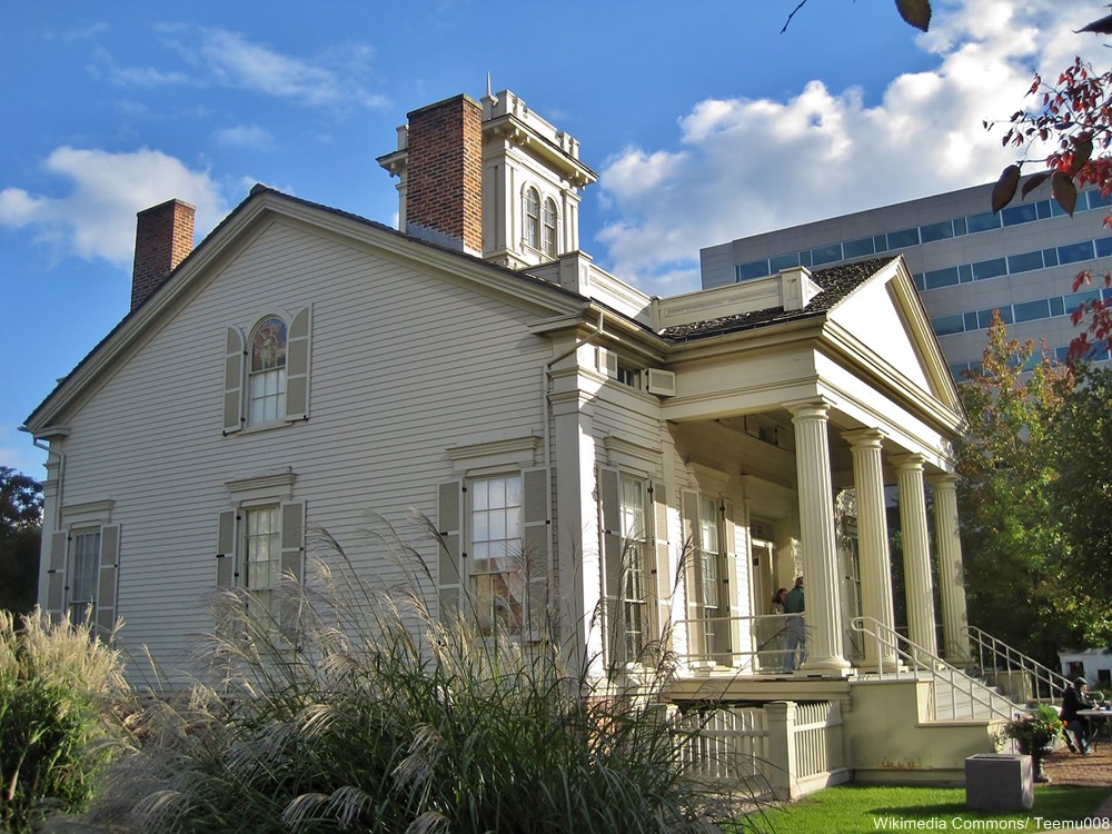 The present-day Clarke House.