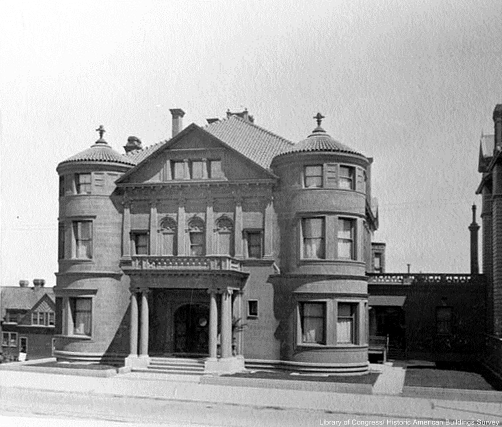 The Whittier Mansion in 1910, San Fransisco, CA. V