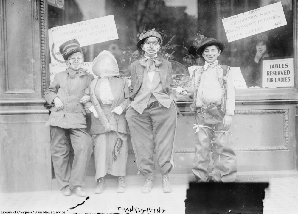 Thanksgiving masking - forgotten tradition