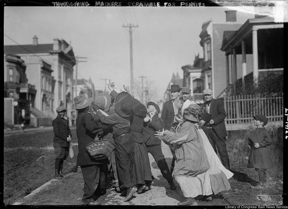 Thanksgiving masking - forgotten tradition
