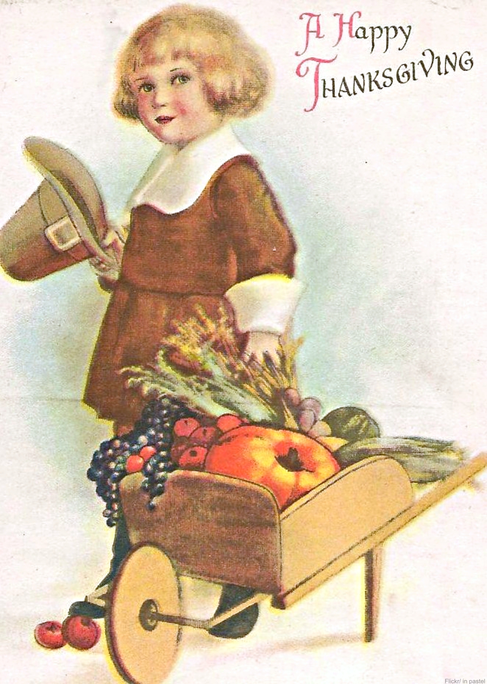 Which foods were served at the First Thanksgiving?