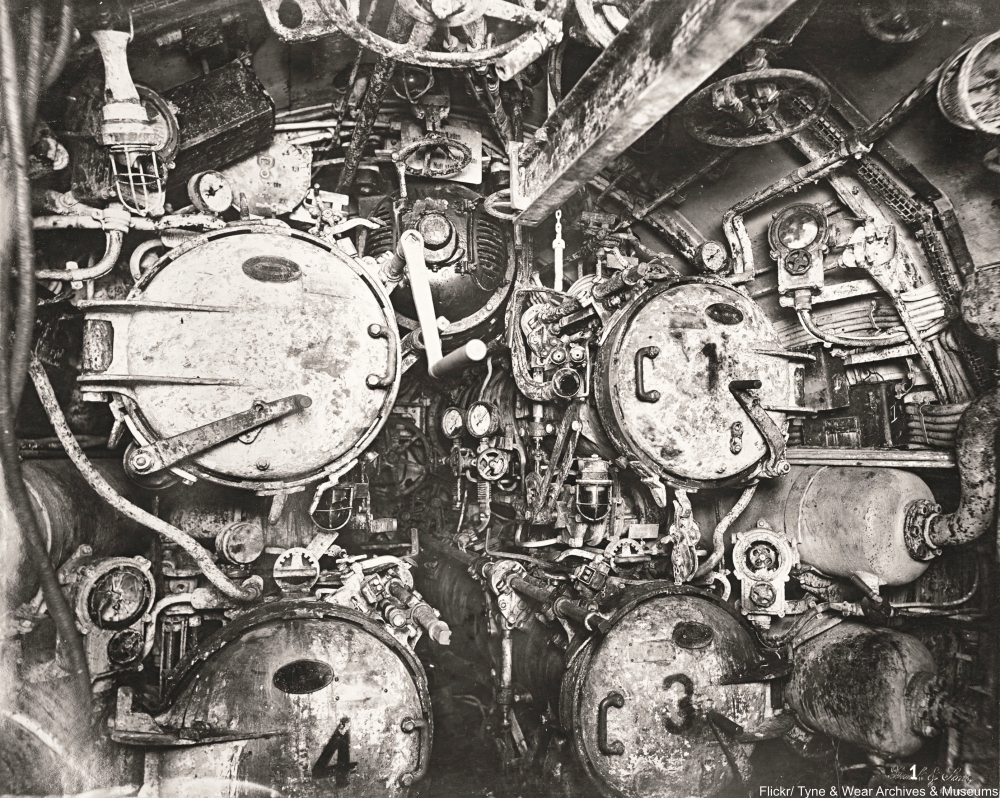 See a Rare Glimpse Inside a German U-Boat from WWI