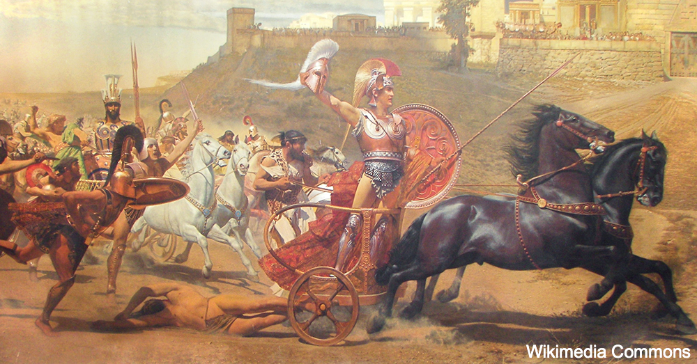 Triumphant Achilles in Achilleion