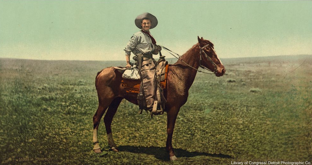 Why did cowboy fashion catch on?