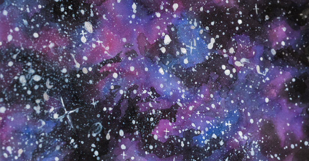 Learn How To Paint The Galaxy In This Easy Tutorial! Crafty House