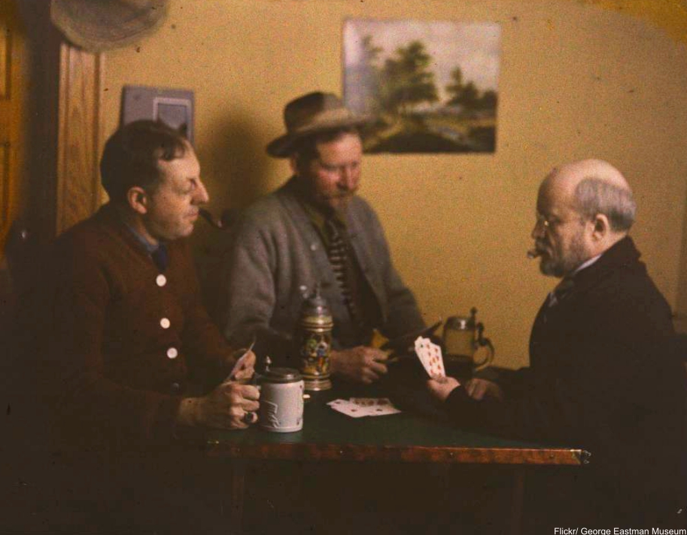 Fabulous Photographs of Old-fashioned Card Games