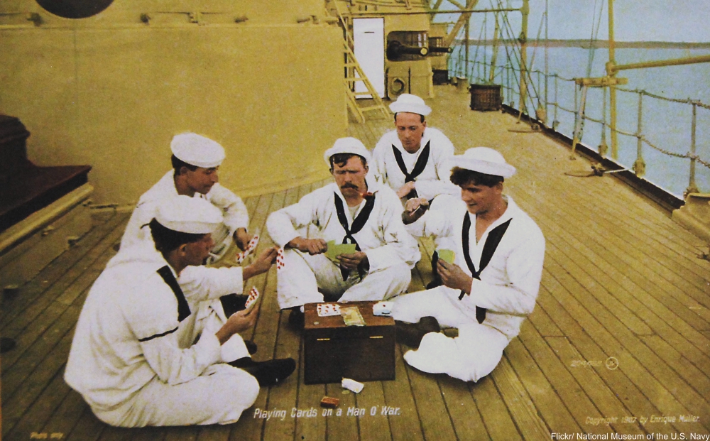 Fabulous Photographs of Old-fashioned Card Games