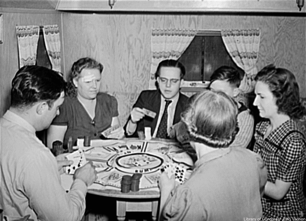 Fabulous Photographs of Old-fashioned Card Games