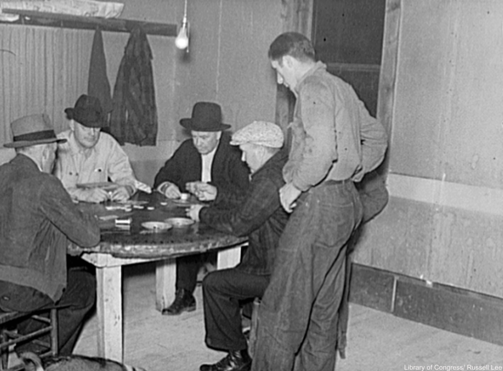 Fabulous Photographs of Old-fashioned Card Games