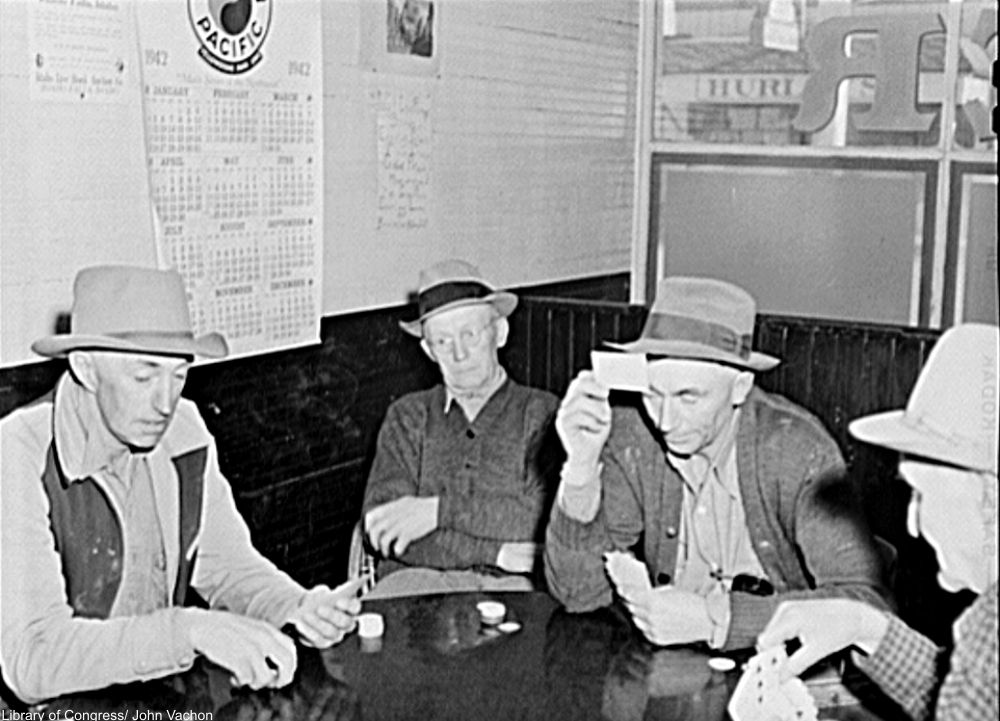Fabulous Photographs of Old-fashioned Card Games