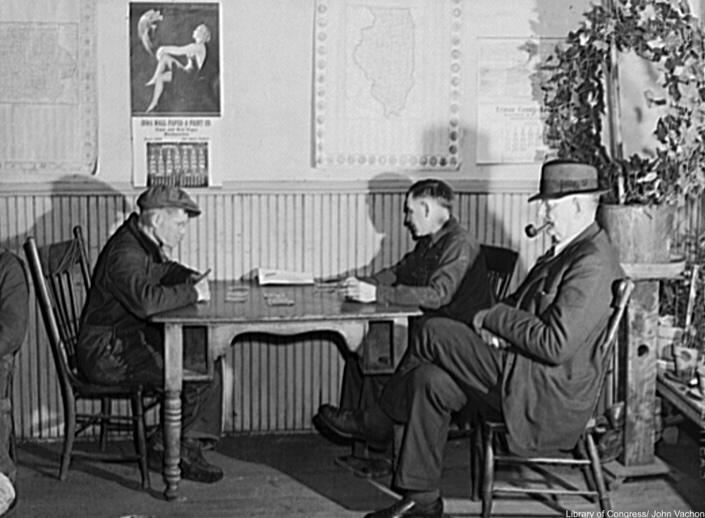 Fabulous Photographs of Old-fashioned Card Games