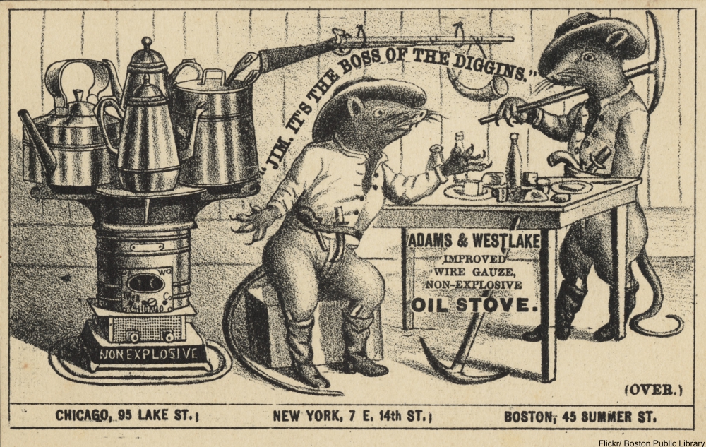 What Is the Deal with Anthropomorphic Animal Advertisements from the 19th Century?