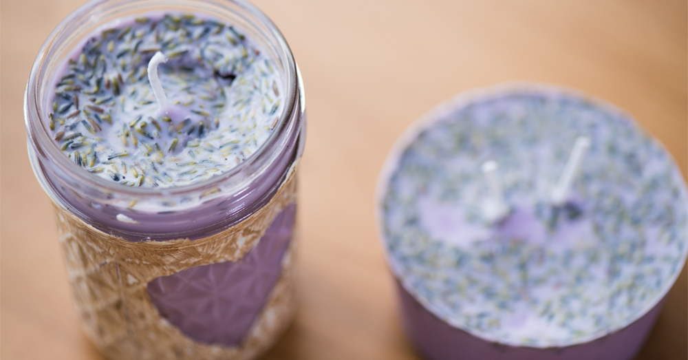 These Lavender Citronella Candles Are The Perfect Summer Decor