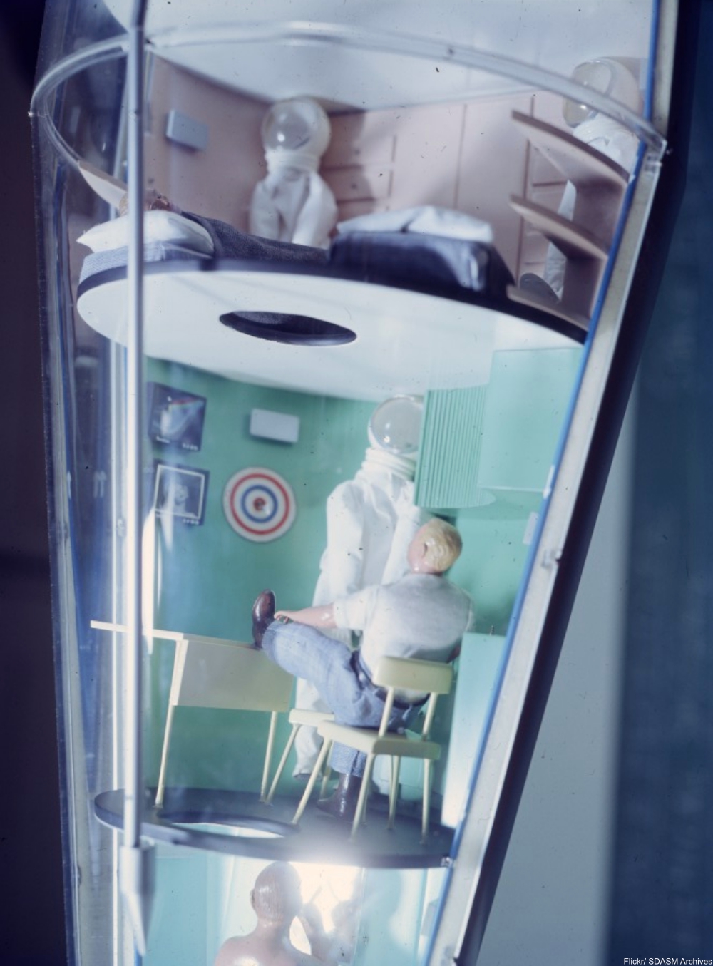 Inside the First Model Space Station