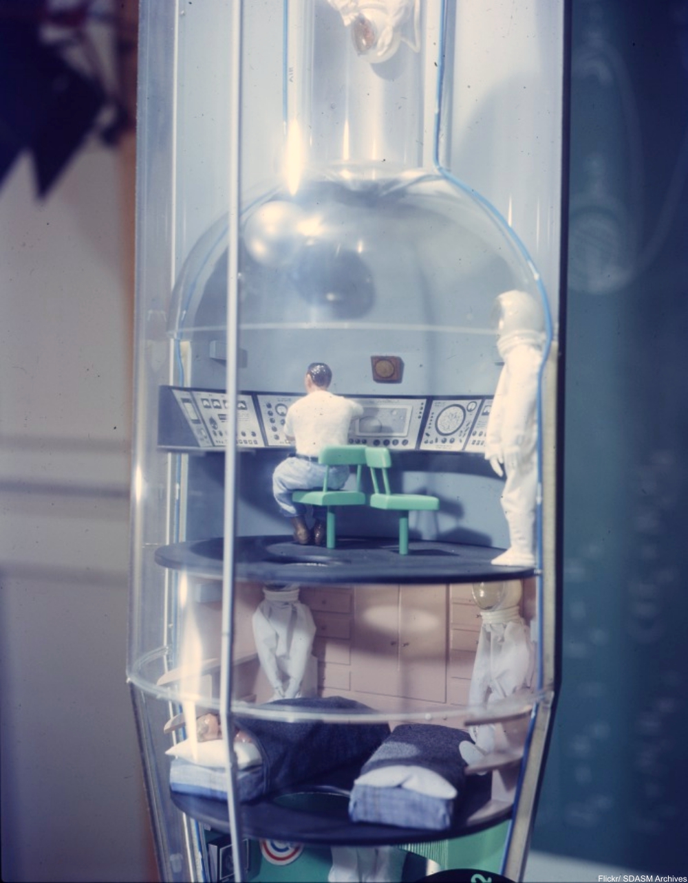 Inside the First Model Space Station
