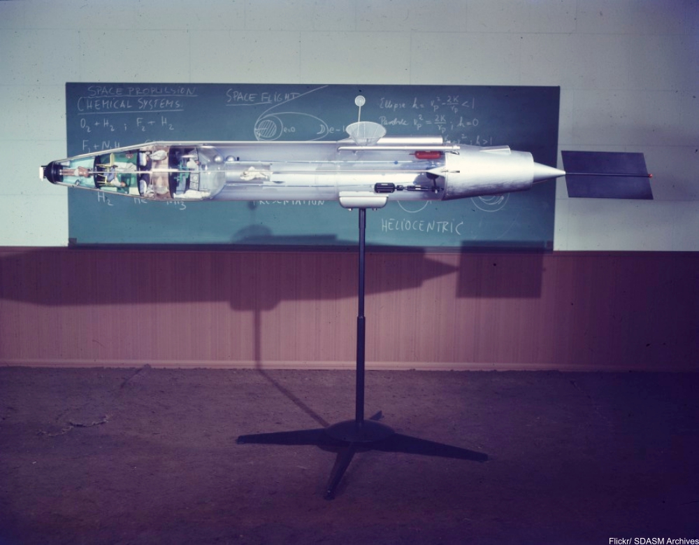 Inside the First Model Space Station