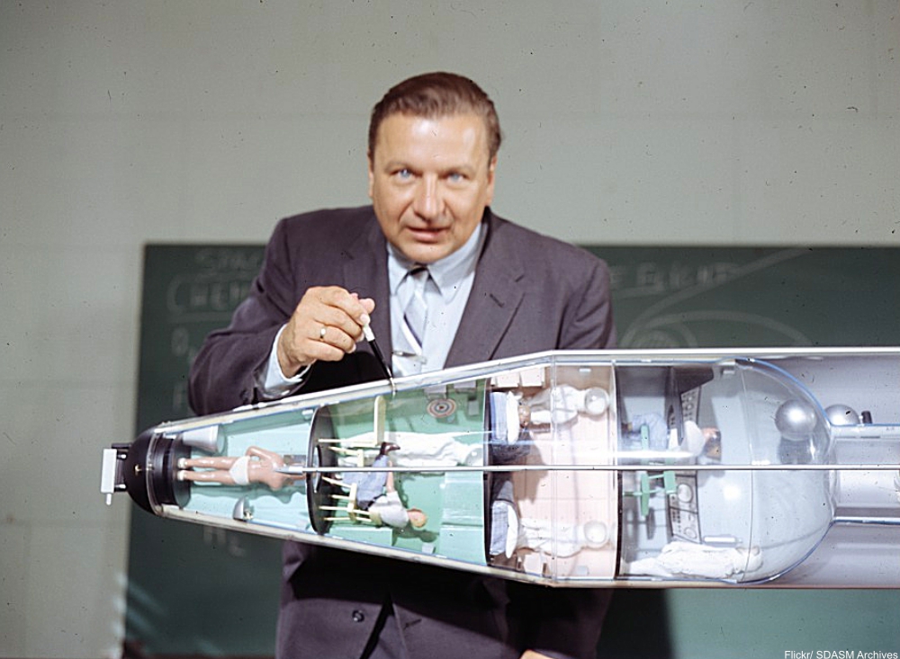Inside the First Model Space Station