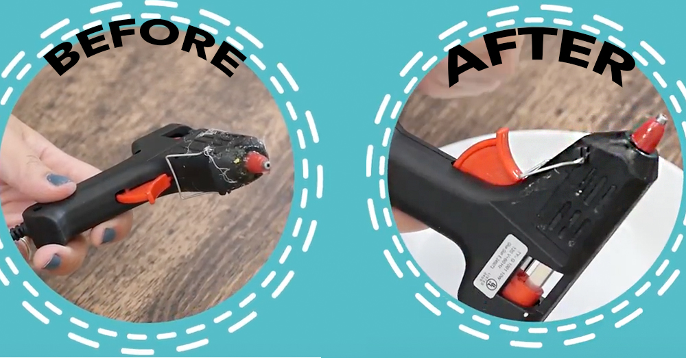 The Easiest Way To Clean Your Glue Gun Crafty House