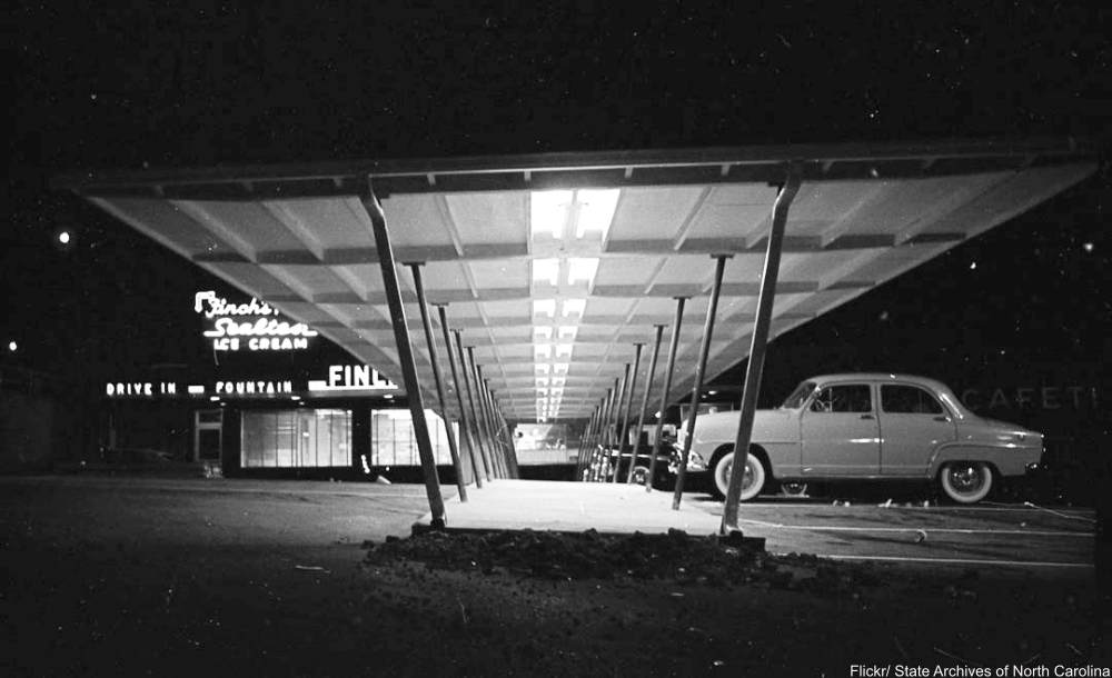 Car Hops and Drive-ins As They Were in the Good Old Days