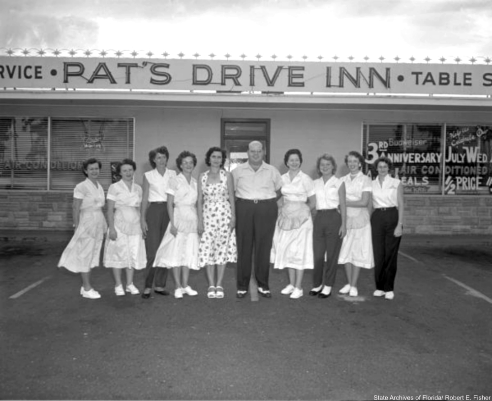 Car Hops and Drive-ins As They Were in the Good Old Days