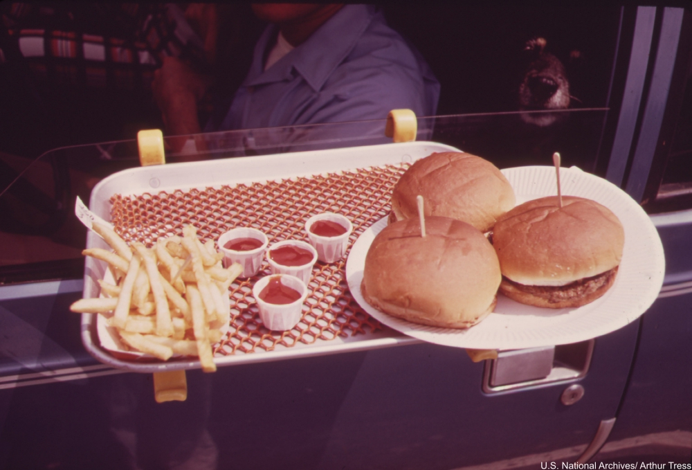 Car Hops and Drive-ins As They Were in the Good Old Days