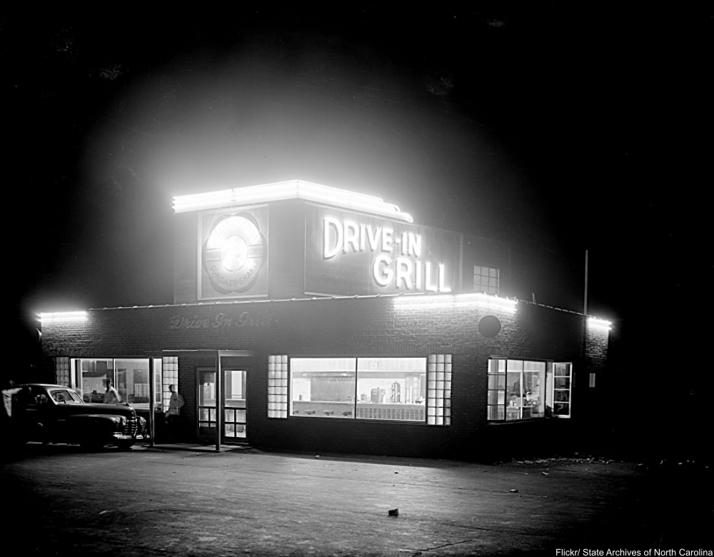 Car Hops and Drive-ins As They Were in the Good Old Days