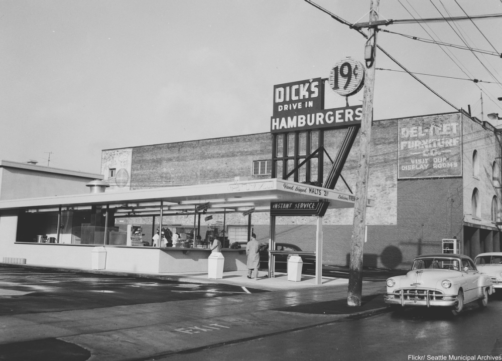 Car Hops and Drive-ins As They Were in the Good Old Days
