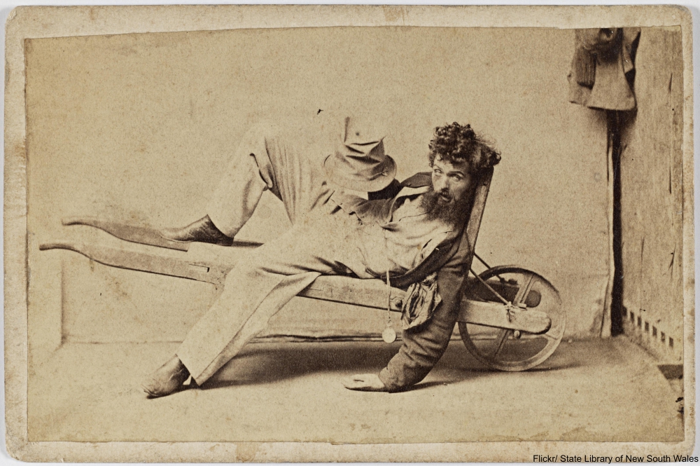 The 5 Stages of Inebriation According to an 1860s Photo Series