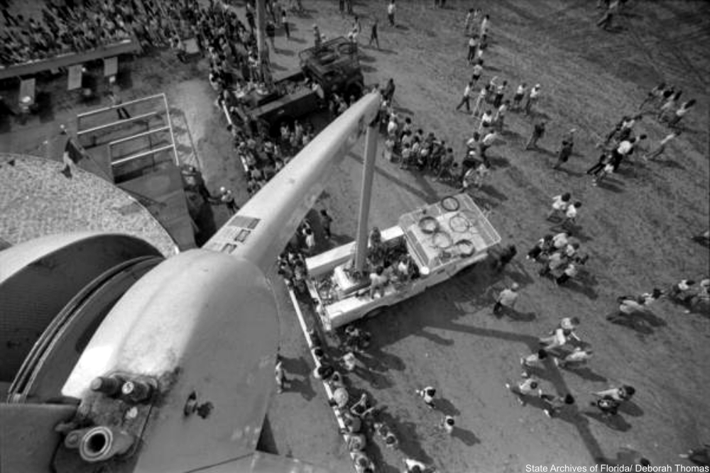 The Largest Pizza in the World in 1987