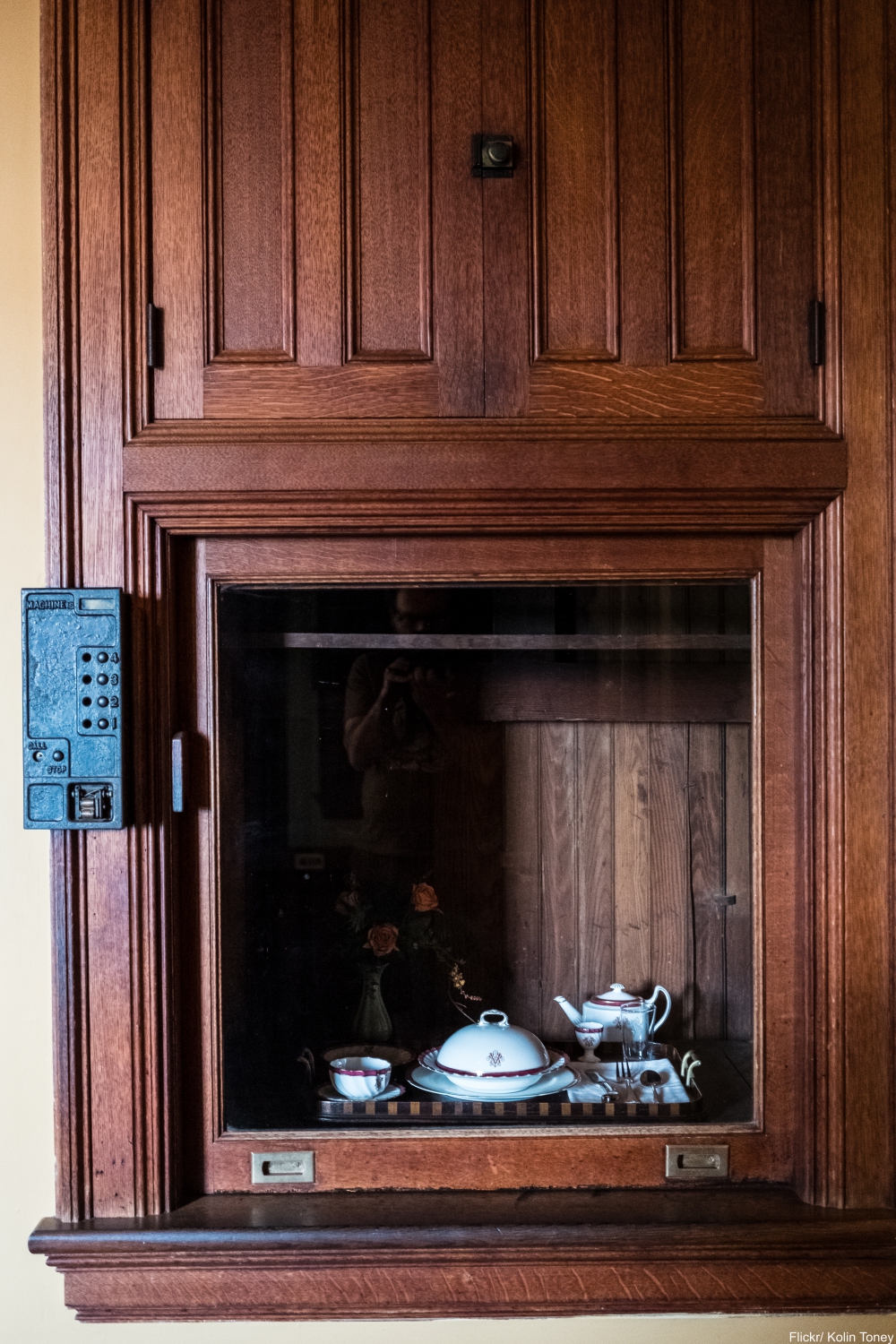 See Inside the Charming and Massive Biltmore Estate- dumbwaiter