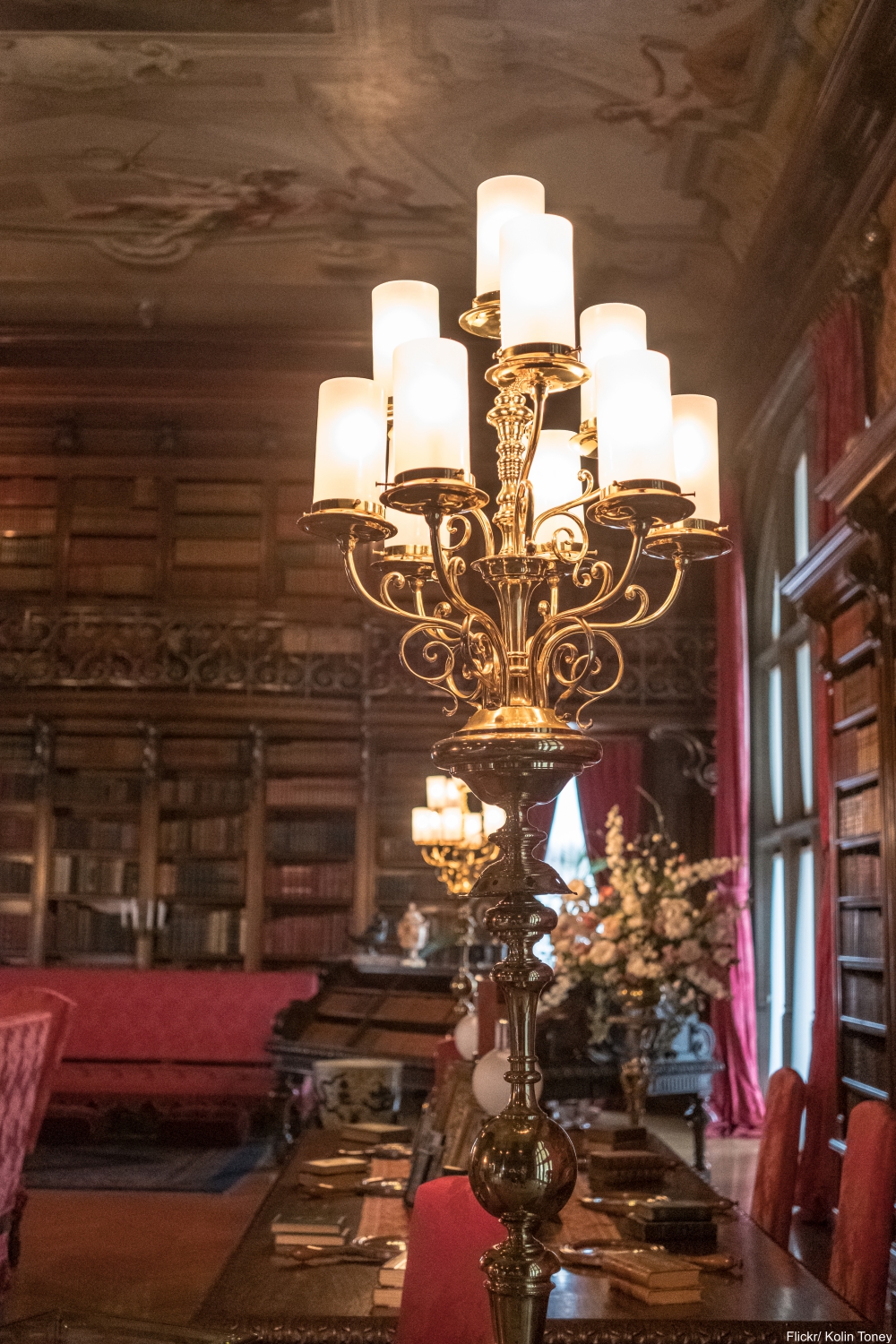 See Inside the Charming and Massive Biltmore Estate- library