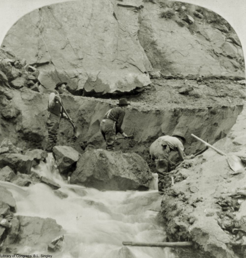 Gold Mining in the Old Days