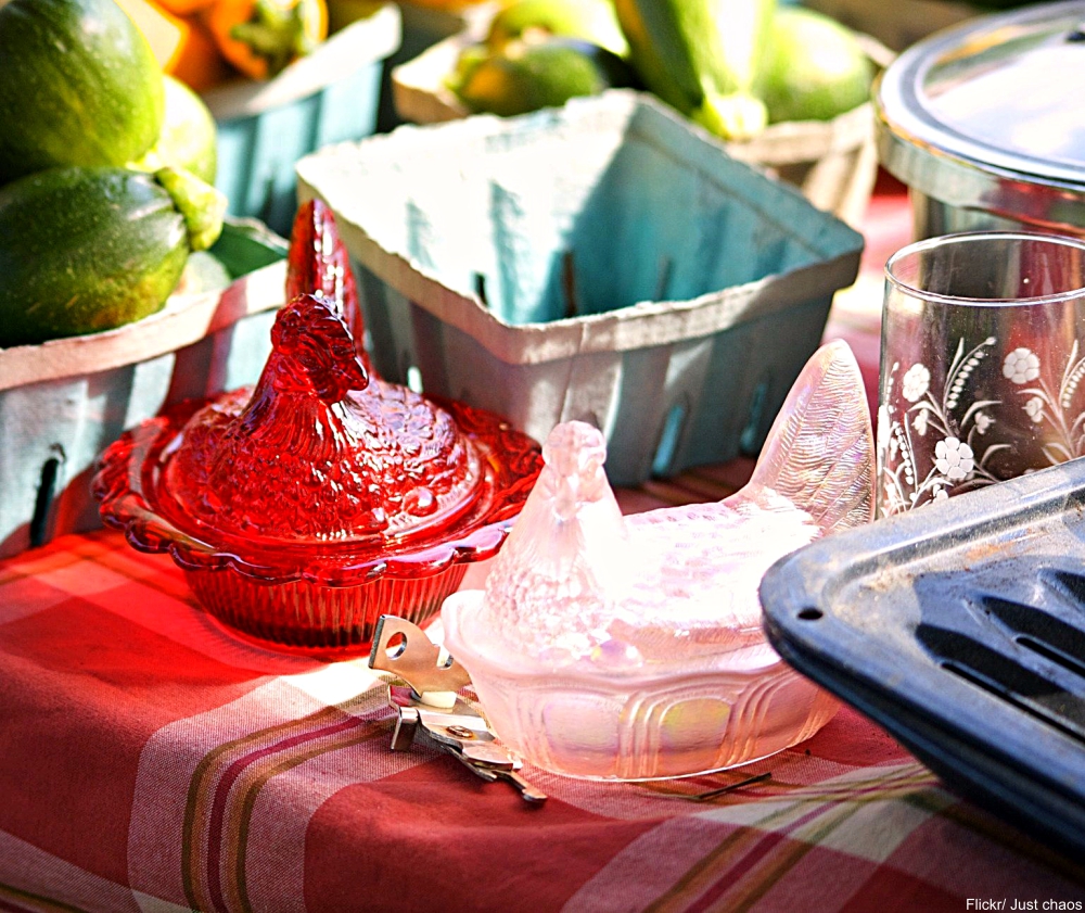 The Story Behind The Hen on Nest Glass Dishes We Grew Up With