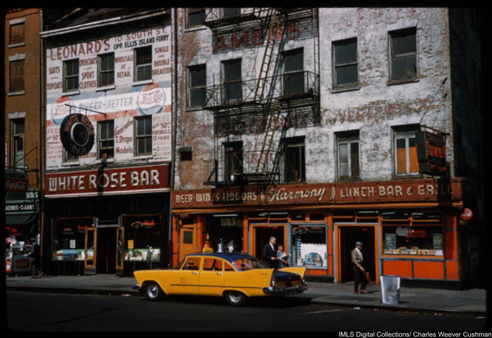 Whitehall street from Peter Minuit Plaza near Battery NYC