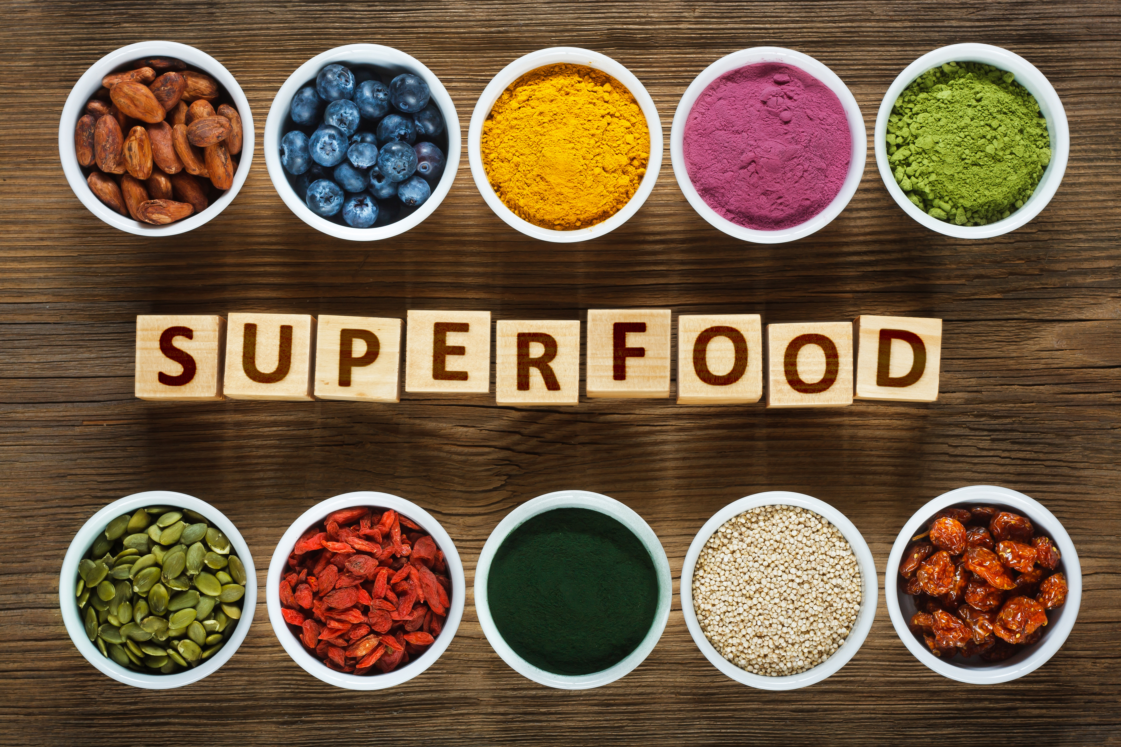Superfoods is a very common buzzword.
