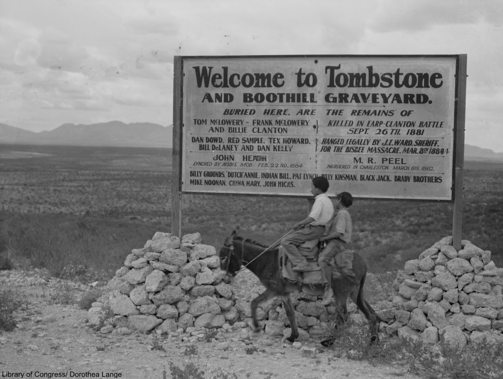 Depression Era Tombstone Was Truly a Ghost Town