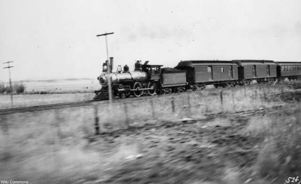 Texas passenger train 1890s