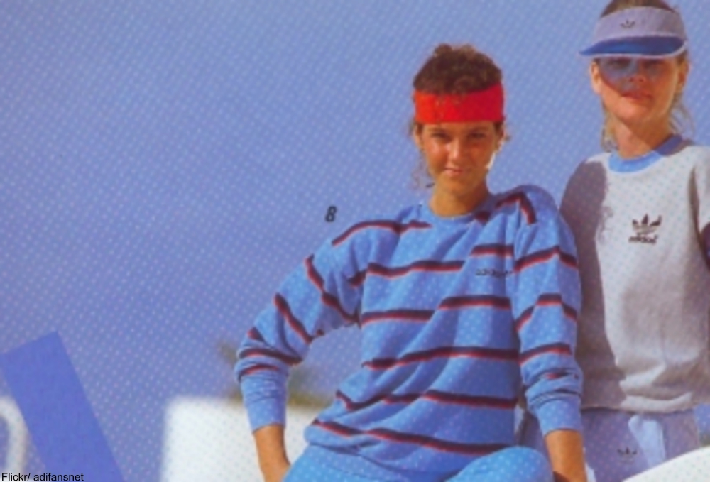 headbands were an essential in the 1980s
