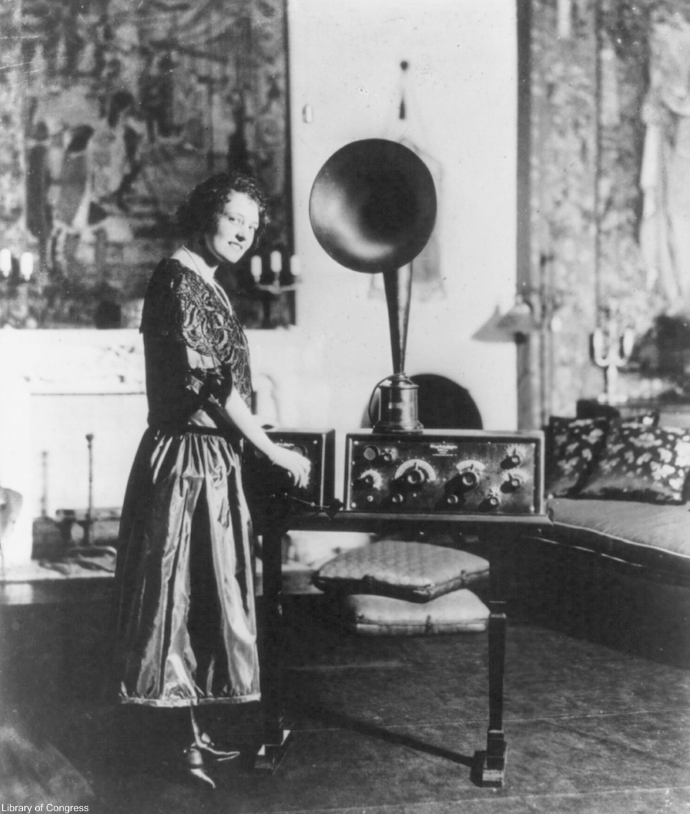 flapper at the radio