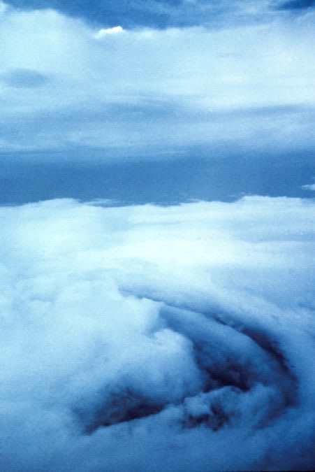 Hurricane Debbie, 1969. NOAA photo.