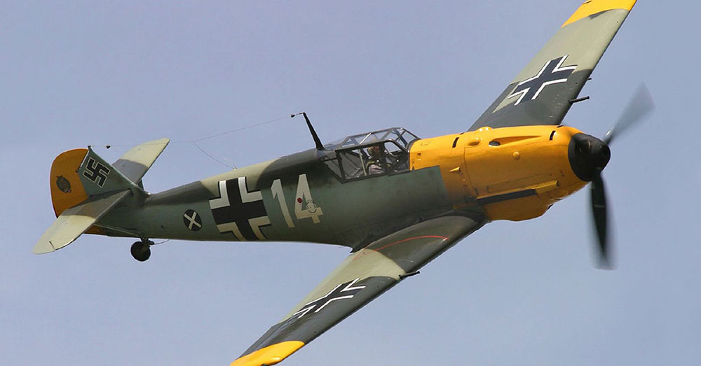 Source: Wikimedia Commons German Messerschmitt Bf 109E.