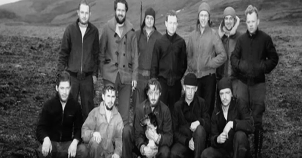 Source: YouTube/Josh Griffiths All but one of these men were captured by the Japanese.