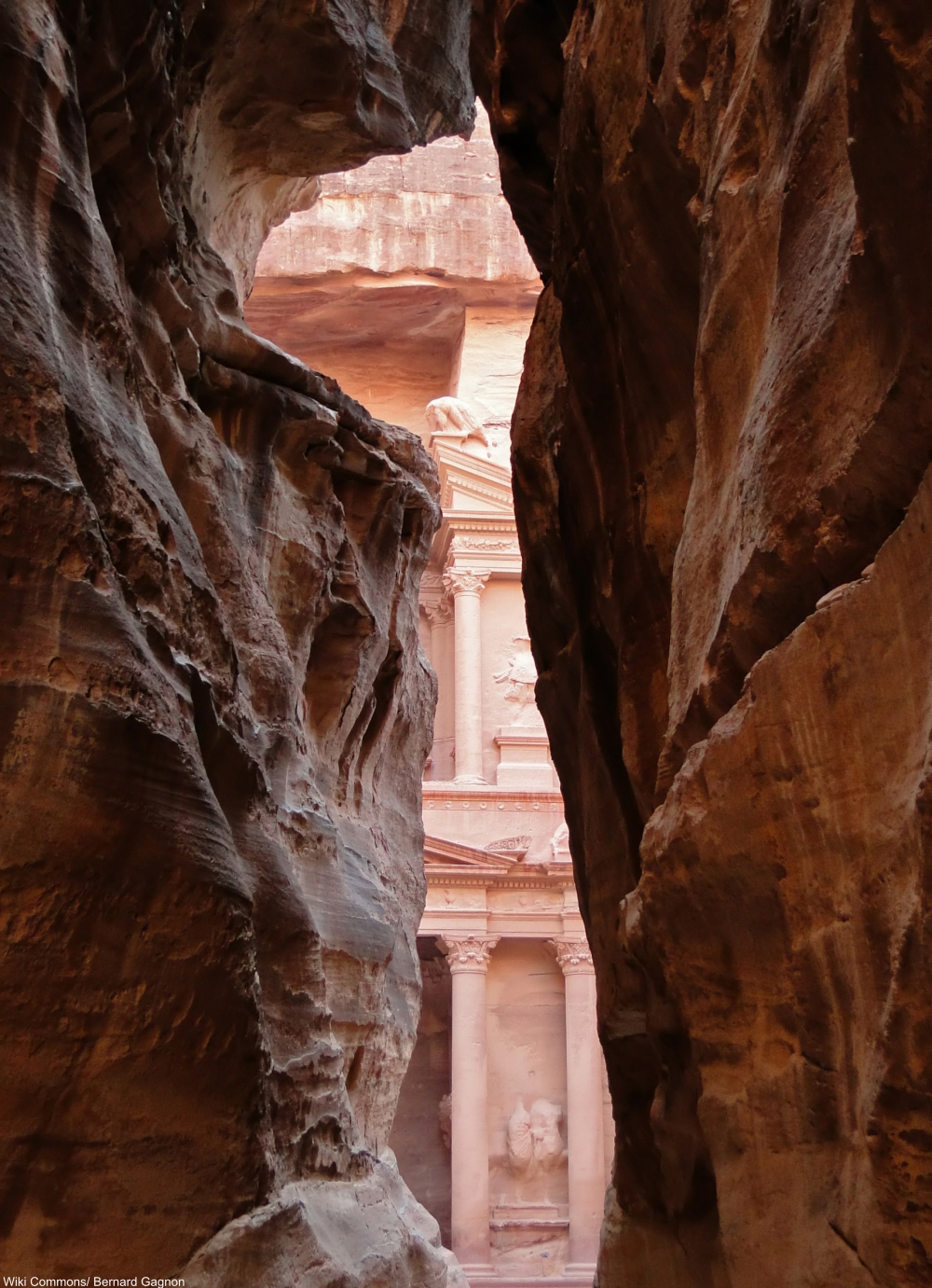 the ancient Jordanian city of Petra