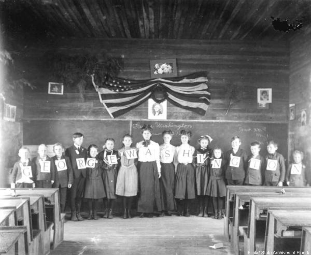 1908 schoolhouse in Eastpoint, Florida.